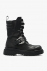 Versace Jeans Couture Combat boots with decorative buckle