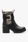 Versace Jeans Couture BLACK Heeled ankle boots with logo