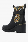 Versace Jeans Couture BLACK Heeled ankle boots with logo