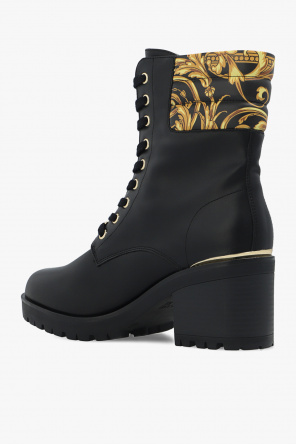 Tods raised-logo rain boots Heeled ankle boots