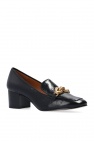 Tory Burch BLACK Leather moccasins