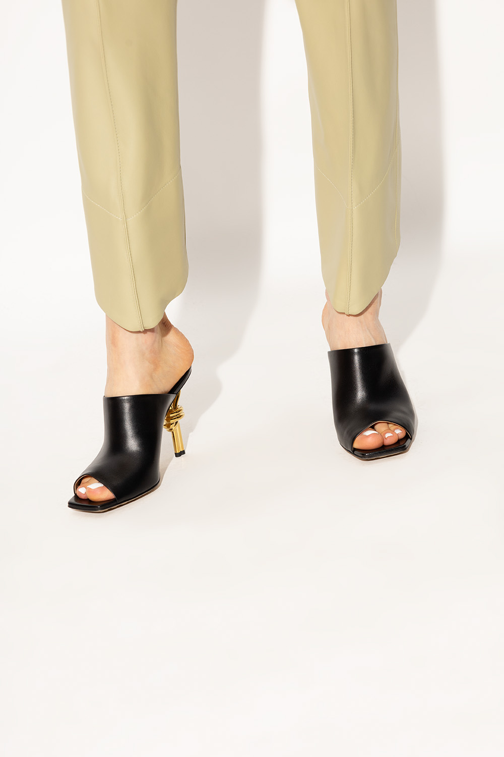 Bottega Veneta ‘Knot’ heeled mules