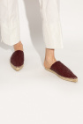 Bottega Veneta BROWN ‘Merlot’ leather espadrilles