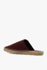 Bottega Veneta BROWN ‘Merlot’ leather espadrilles