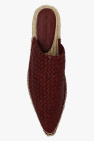 Bottega Veneta BROWN ‘Merlot’ leather espadrilles