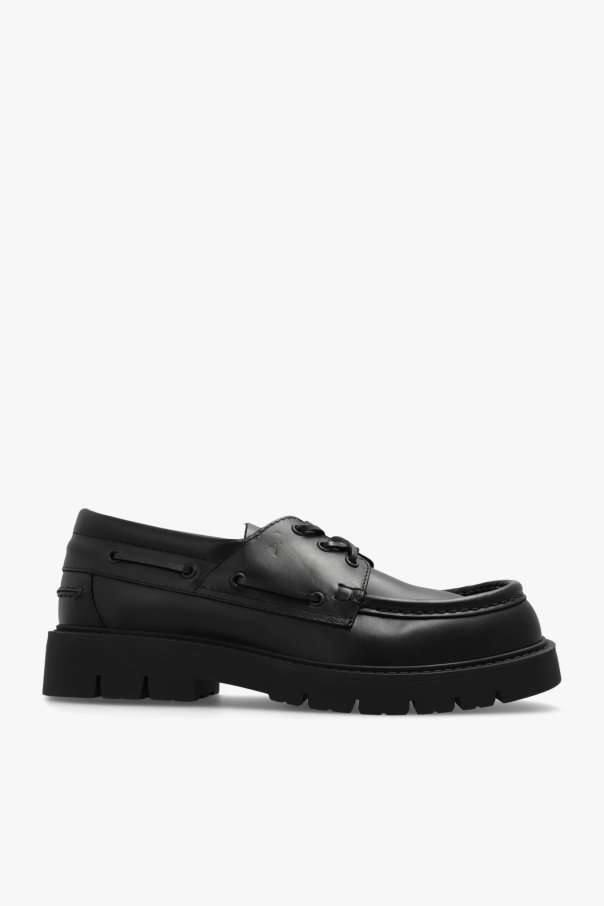 ‘Haddock’ leather shoes od Bottega purse Veneta