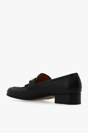 gucci Black Leather loafers