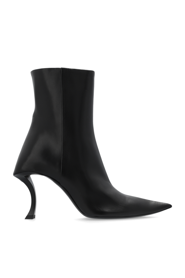‘Hourglass’ heeled ankle boots od Balenciaga