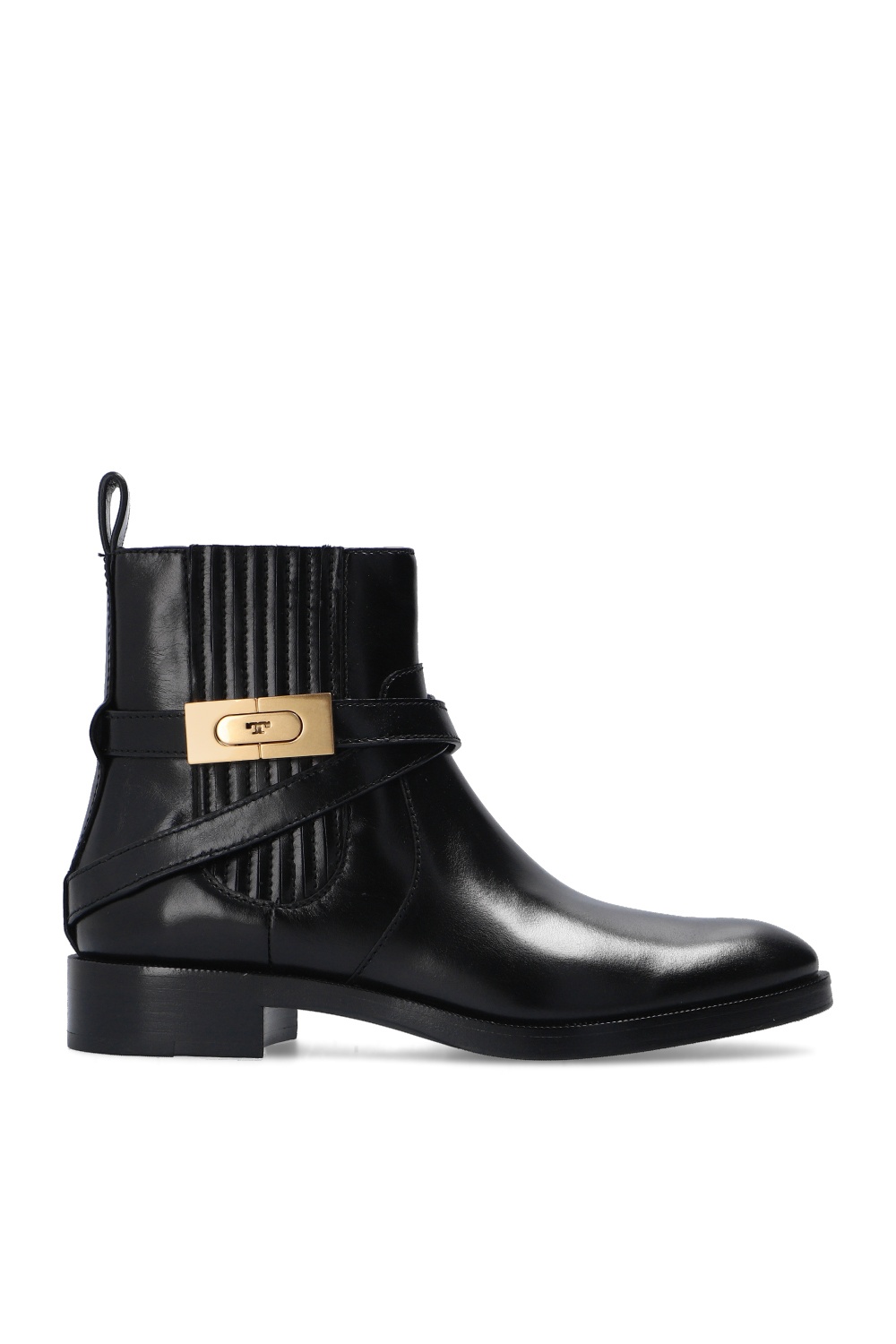 Black 'Sierra' leather ankle boots Tory Burch - Vitkac France