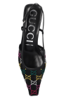 Gucci BLACK Monogrammed pumps