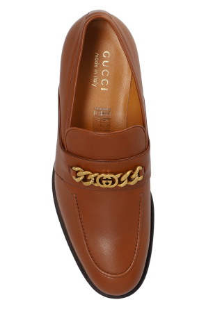 Gucci rectangular Leather loafers