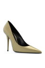 Saint Laurent GOLD ‘Instinct’ stiletto pumps in satin