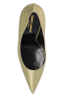 Saint Laurent GOLD ‘Instinct’ stiletto pumps in satin