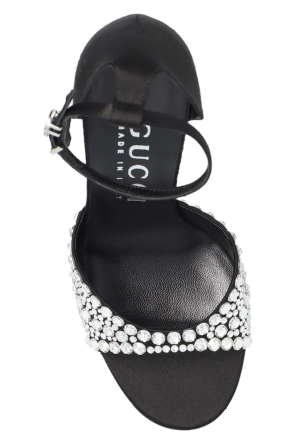 Gucci Bejewelled heeled sandals