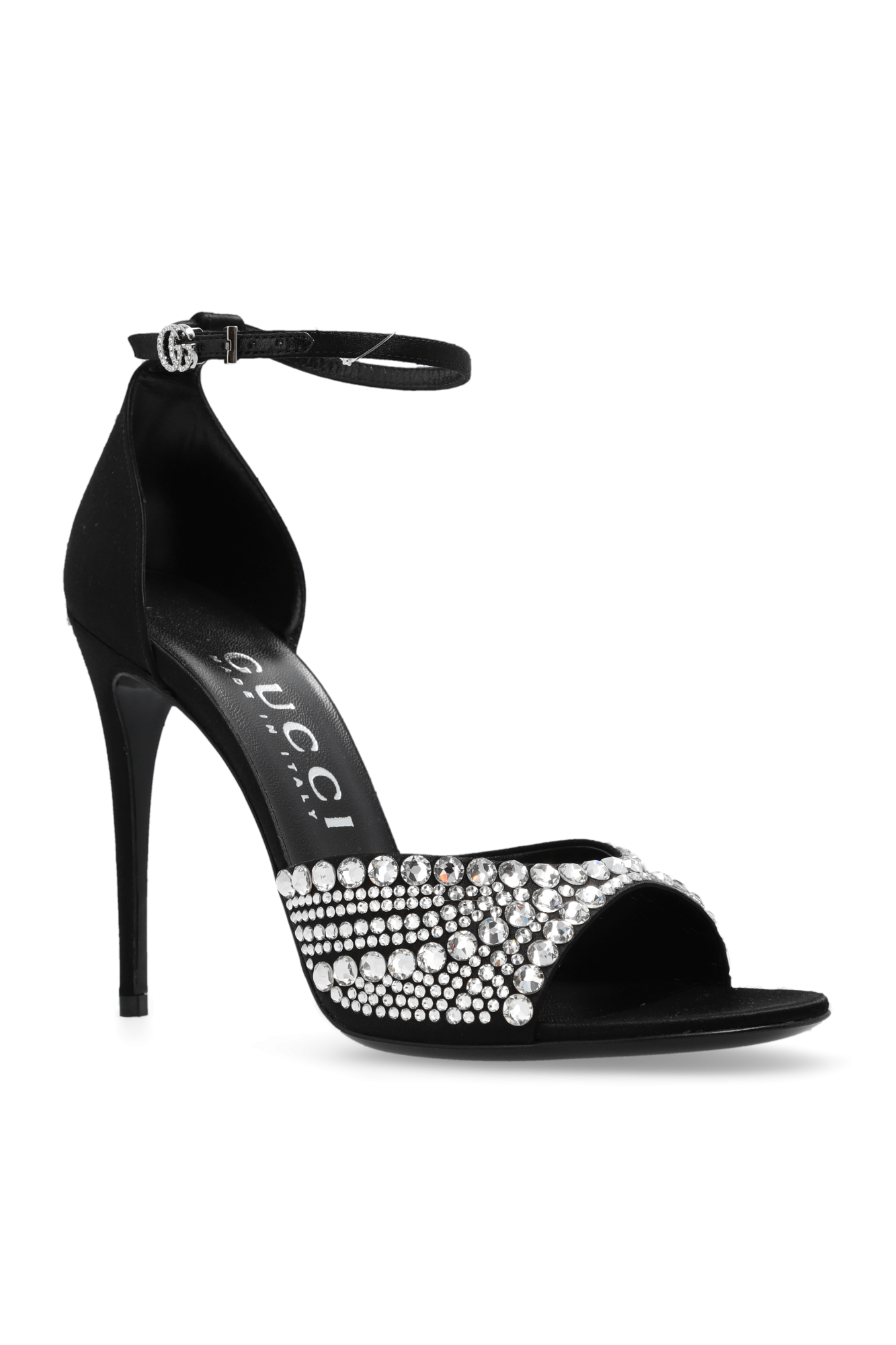 Gucci Bejewelled heeled clip