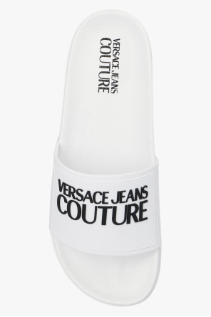 Versace Jeans Couture Klapki z logo