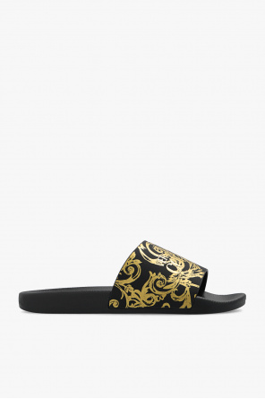 Slides with logo od Versace jeans Medium Couture