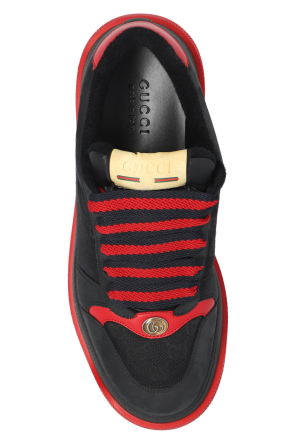 Gucci Gucci Kids Toddler Ace sneaker with Gucci stripe