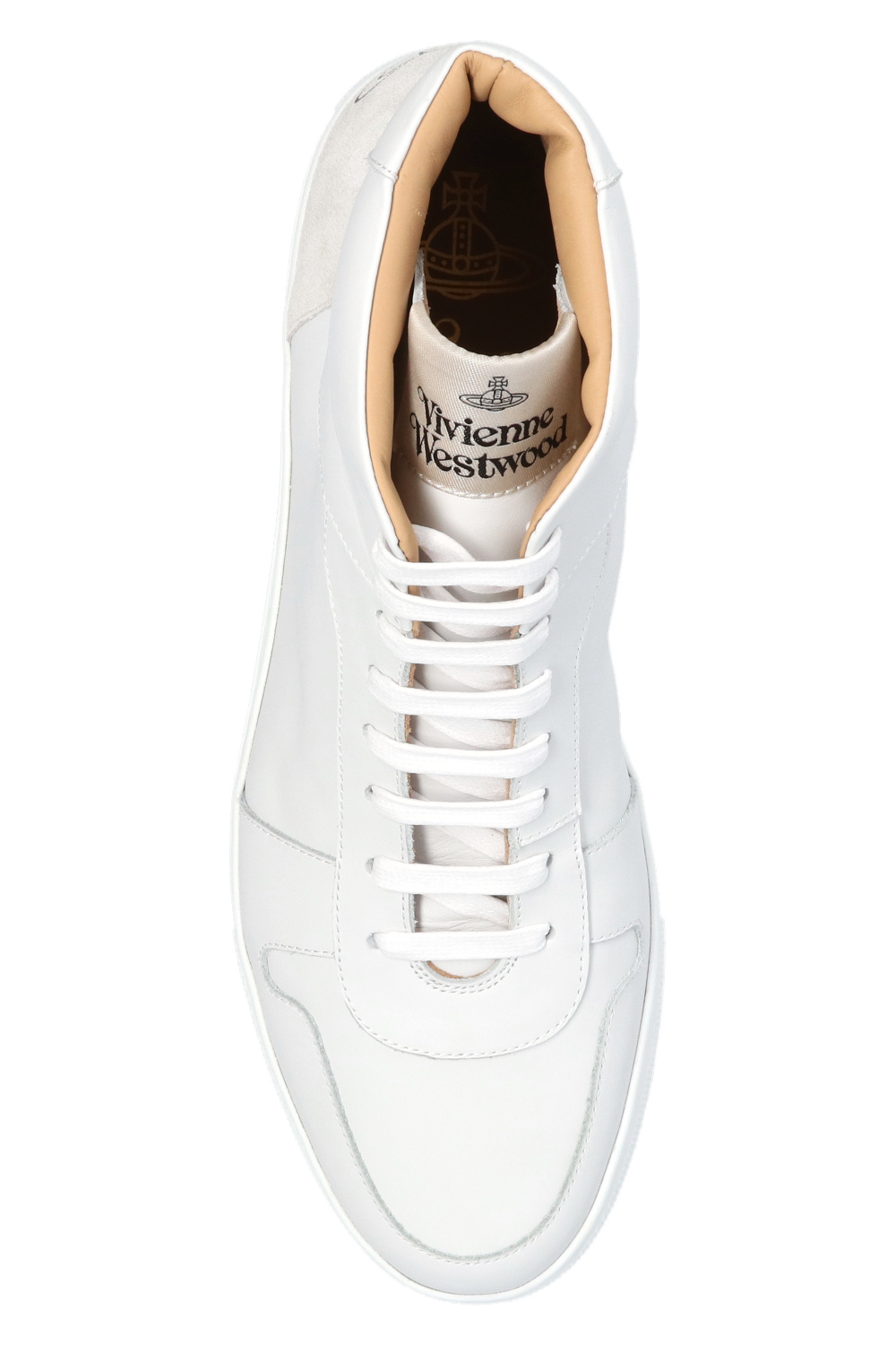 Vivienne Westwood Apollo Leather Hi-top Trainers in White for Men Mens Shoes Trainers High-top trainers 