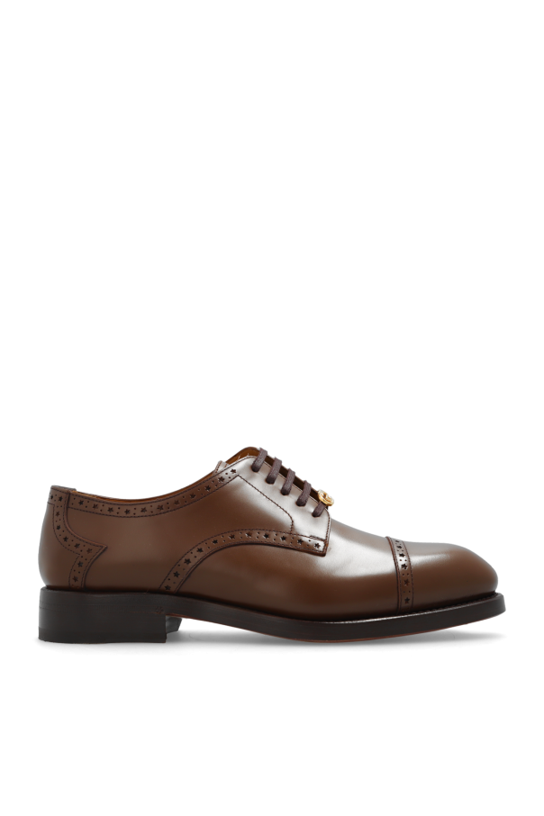 Gucci Leather Derby shoes