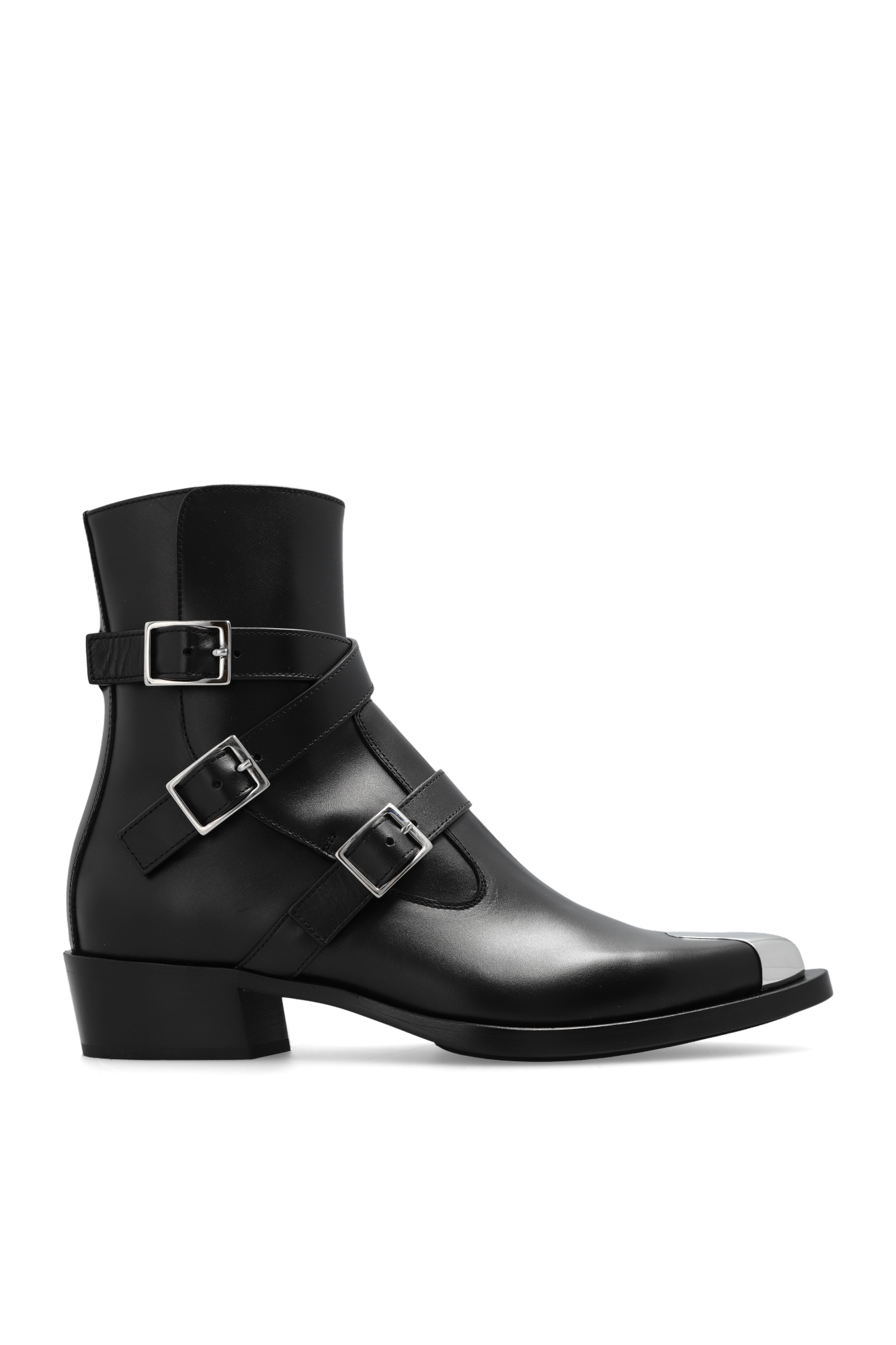 Alexander McQueen Leather ankle boots | Men's Shoes | Vitkac