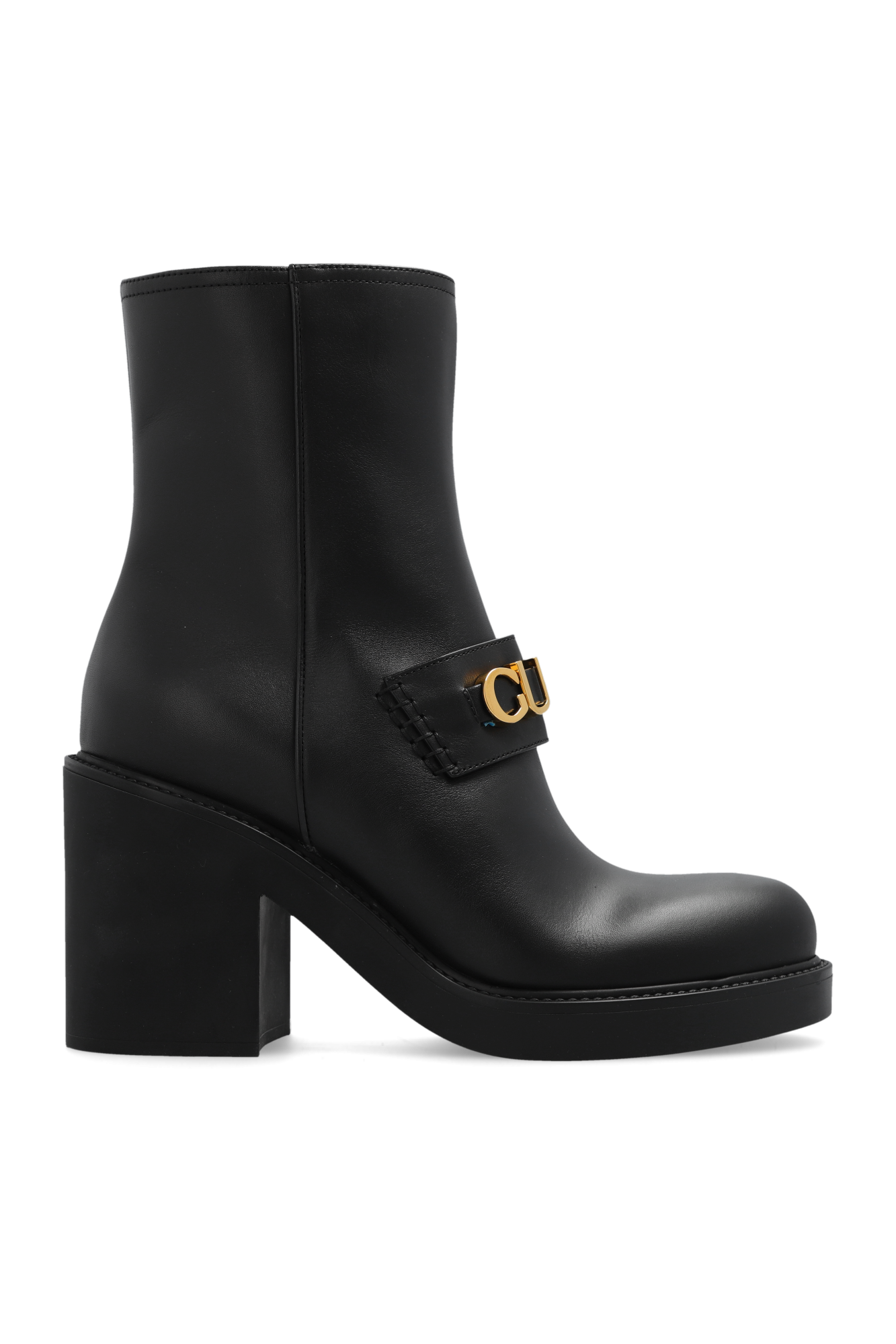 Gucci Leather heeled ankle boots