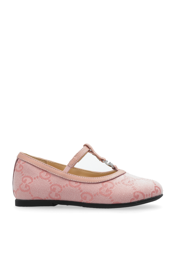 Gucci Kids Bailarinas con monograma