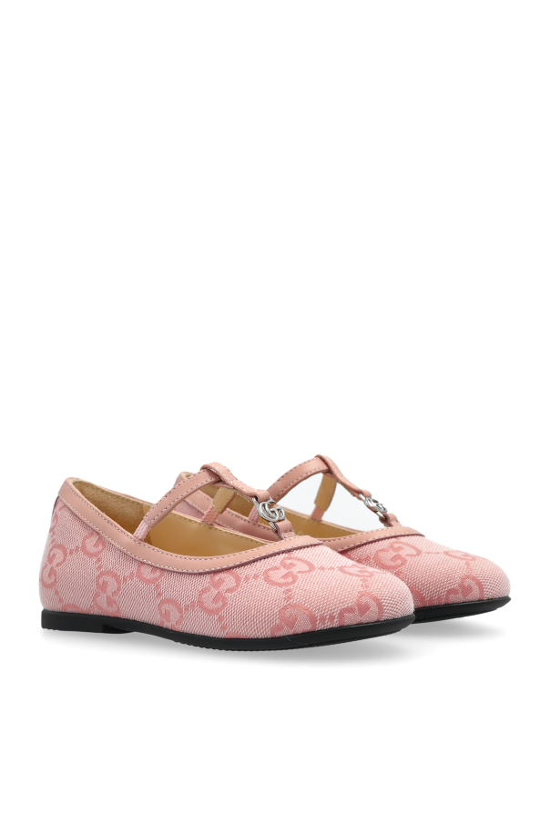 Gucci Kids Bailarinas con monograma