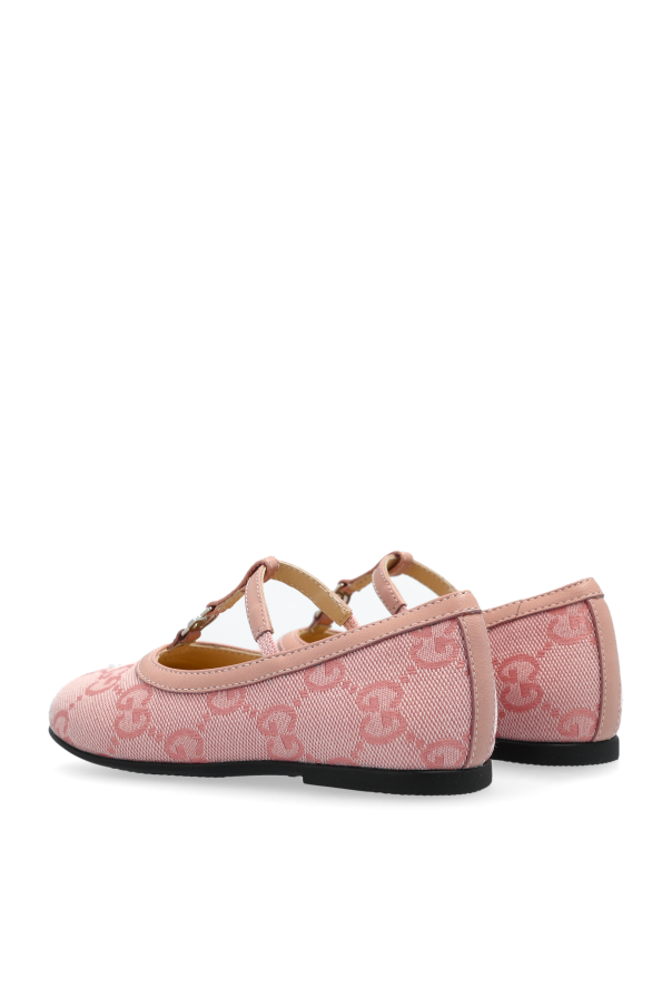 Gucci Kids Bailarinas con monograma