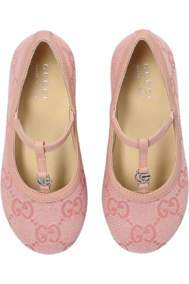 Gucci Kids Bailarinas con monograma