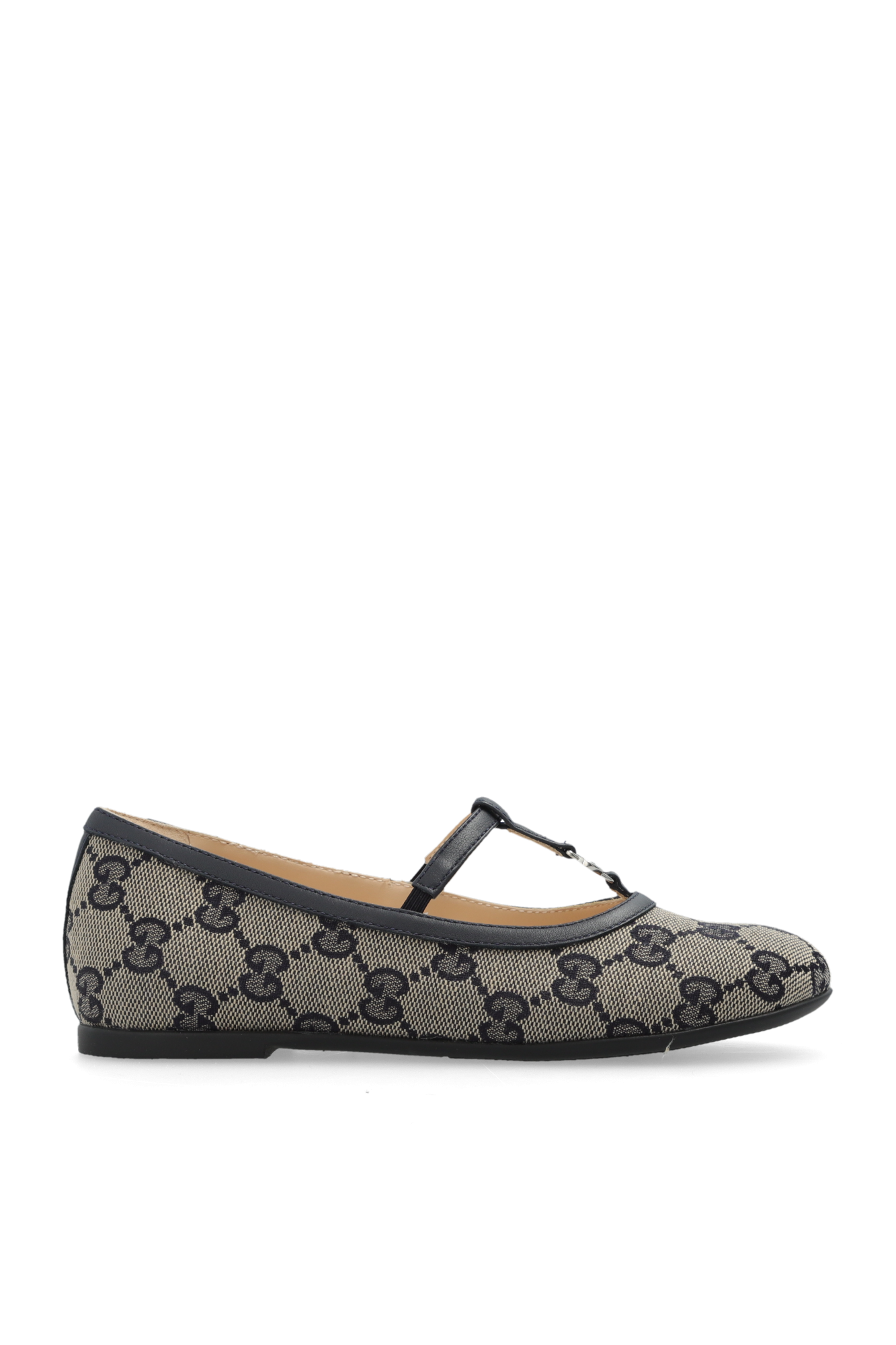 gucci Line Kids Ballet flats with monogram