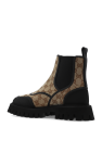 Gucci Chelsea boots in ‘GG Supreme’ canvas
