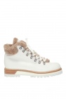 Le Silla WHITE ‘St.Moritz’ leather ankle boots