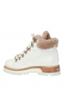 Le Silla WHITE ‘St.Moritz’ leather ankle boots