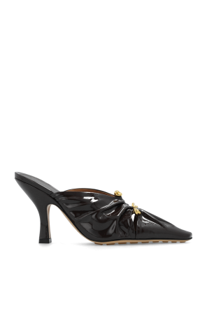 Bottega veneta black флісові жіночі черевики ботега венета