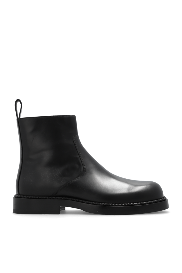 ‘Strut’ leather ankle boots od Bottega Veneta
