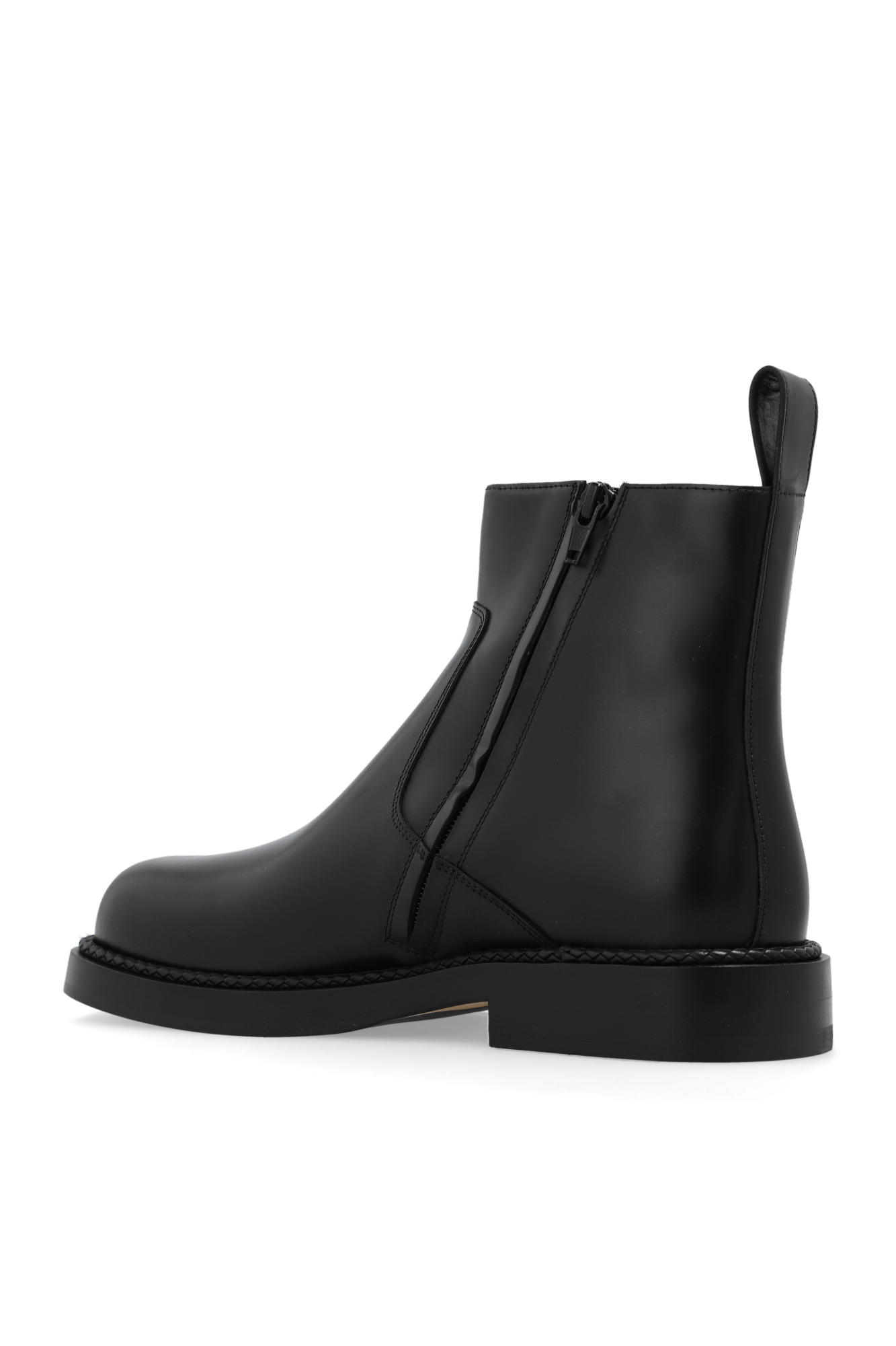 bottega Intrecciato Veneta ‘Strut’ leather ankle boots