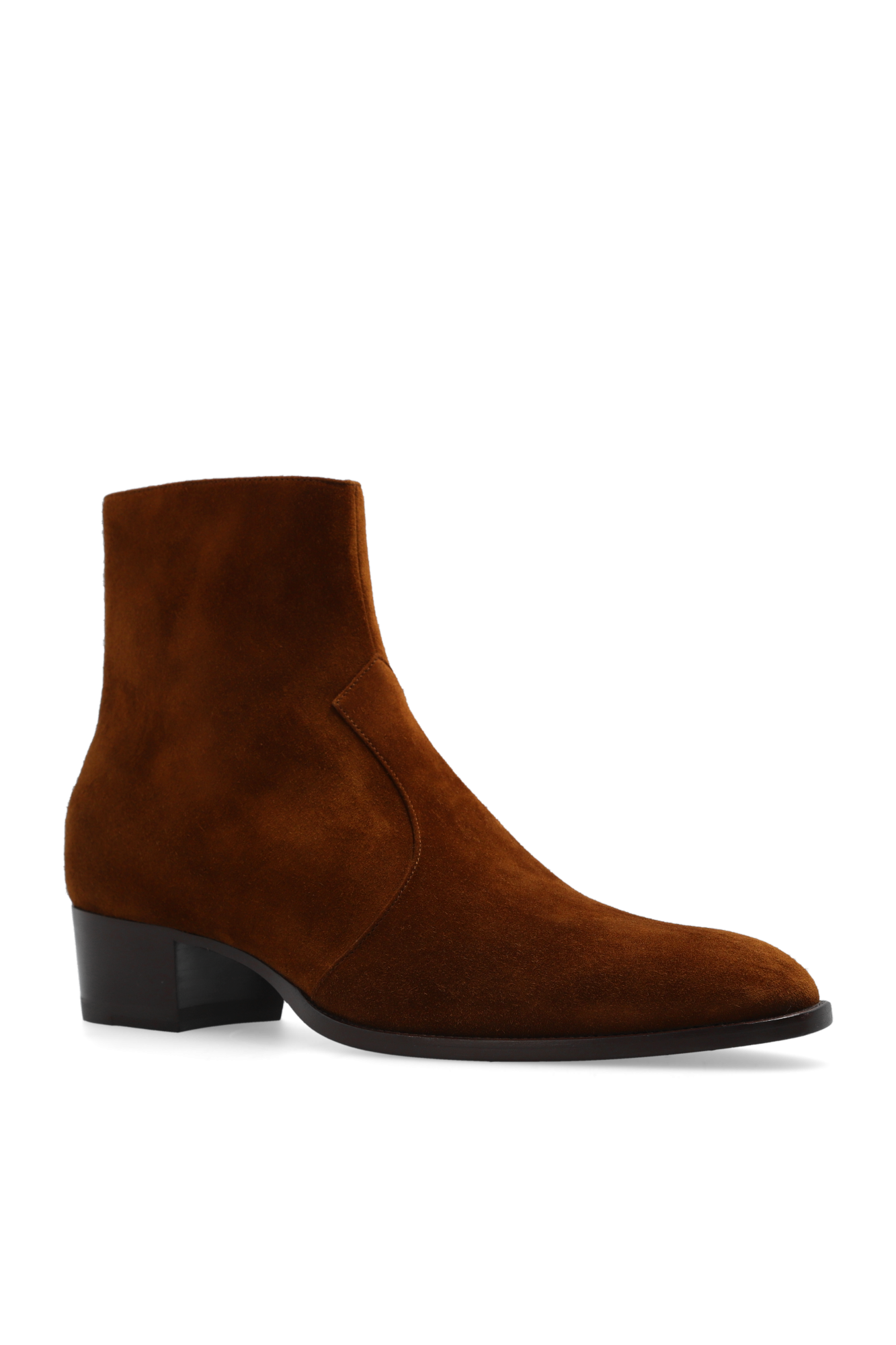 Saint Laurent ‘Wyatt’ suede ankle boots