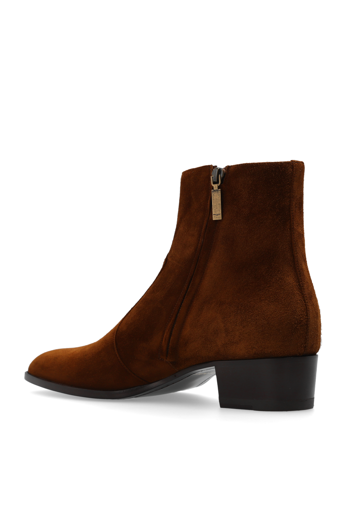 Saint Laurent ‘Wyatt’ suede ankle boots