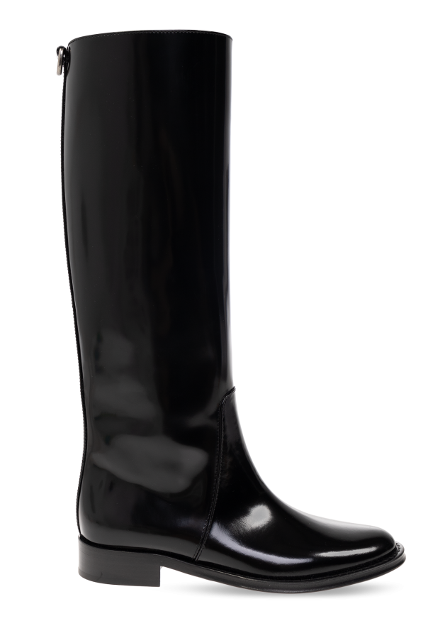 Saint Laurent ‘Hunt’ leather boots