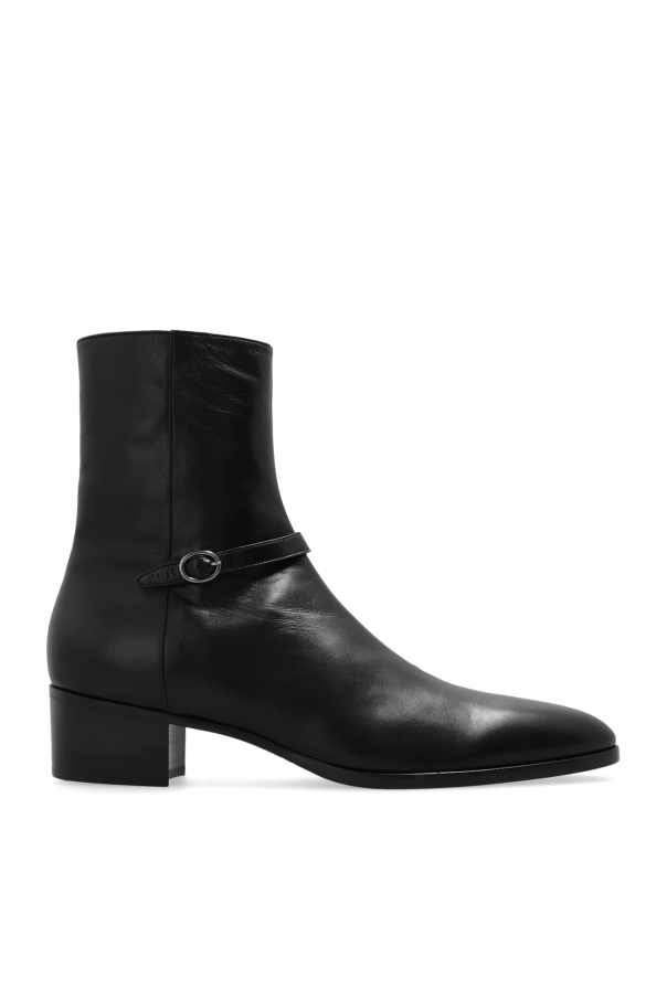 ‘Vlad’ leather ankle boots od Saint Laurent