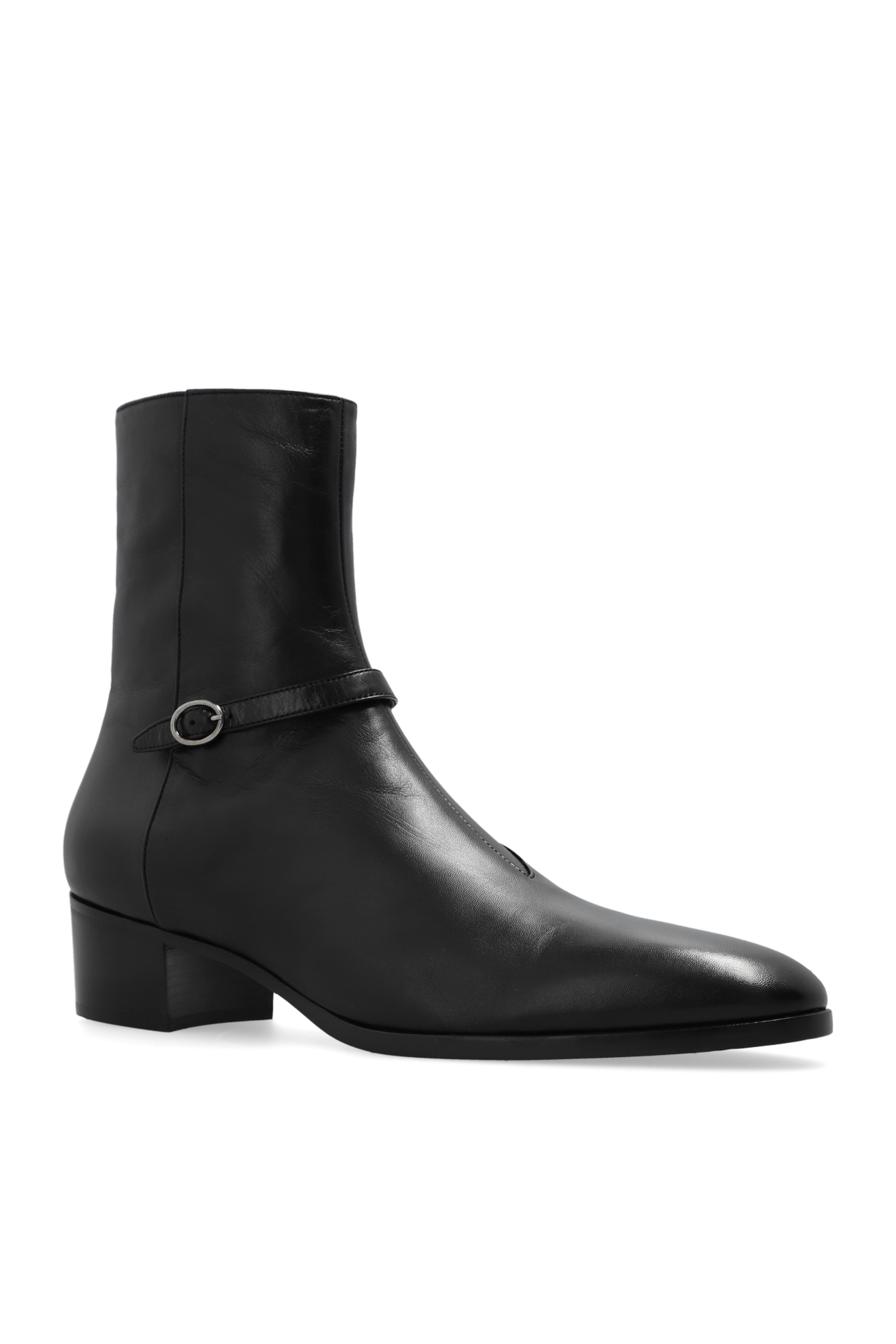 Saint Laurent ‘Vlad’ leather ankle boots