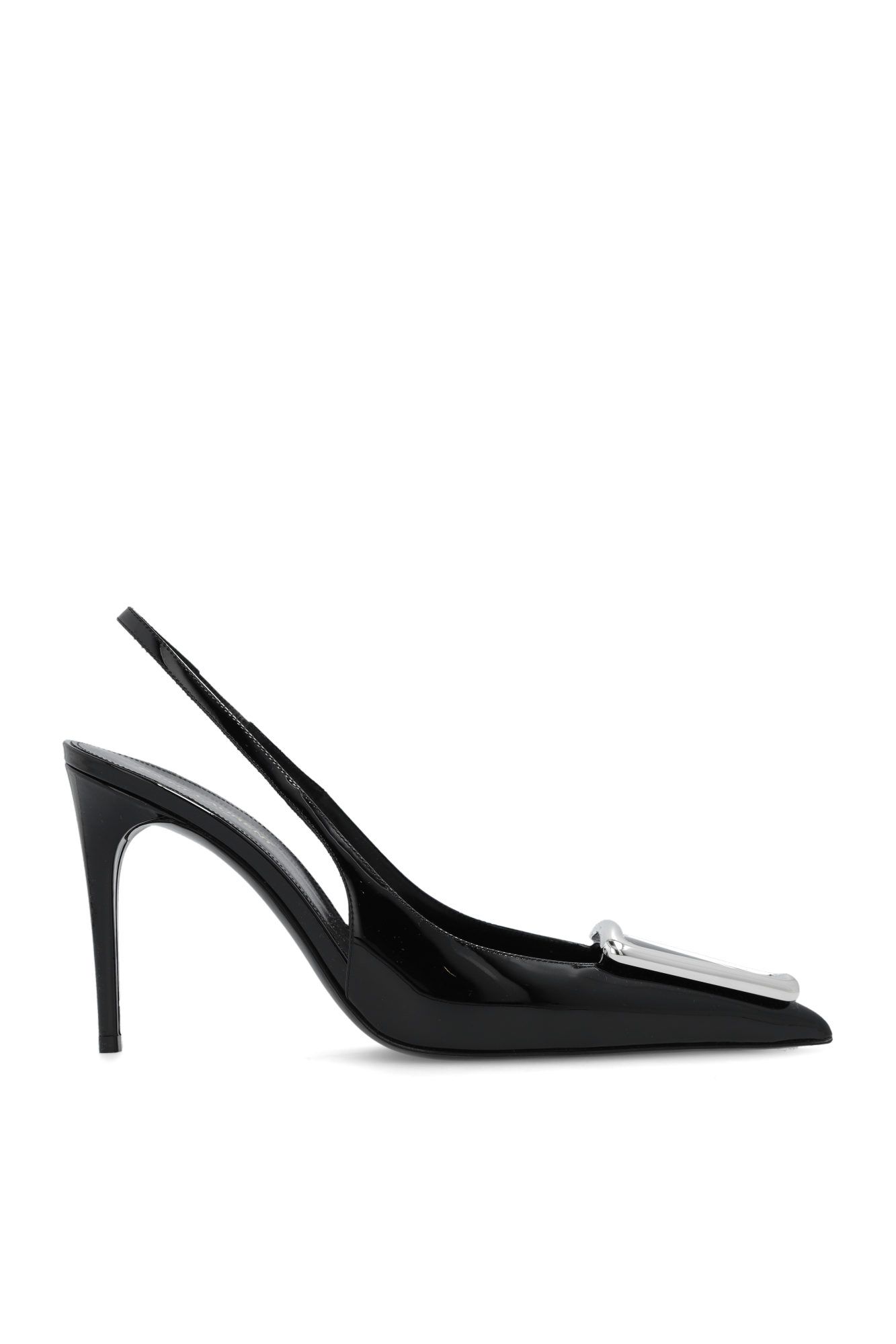 Saint Laurent, Shoes, Saint Laurent Transparent Logo Heel