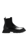 Alexander McQueen Leather Chelsea boots