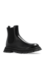 Alexander McQueen Leather Chelsea boots