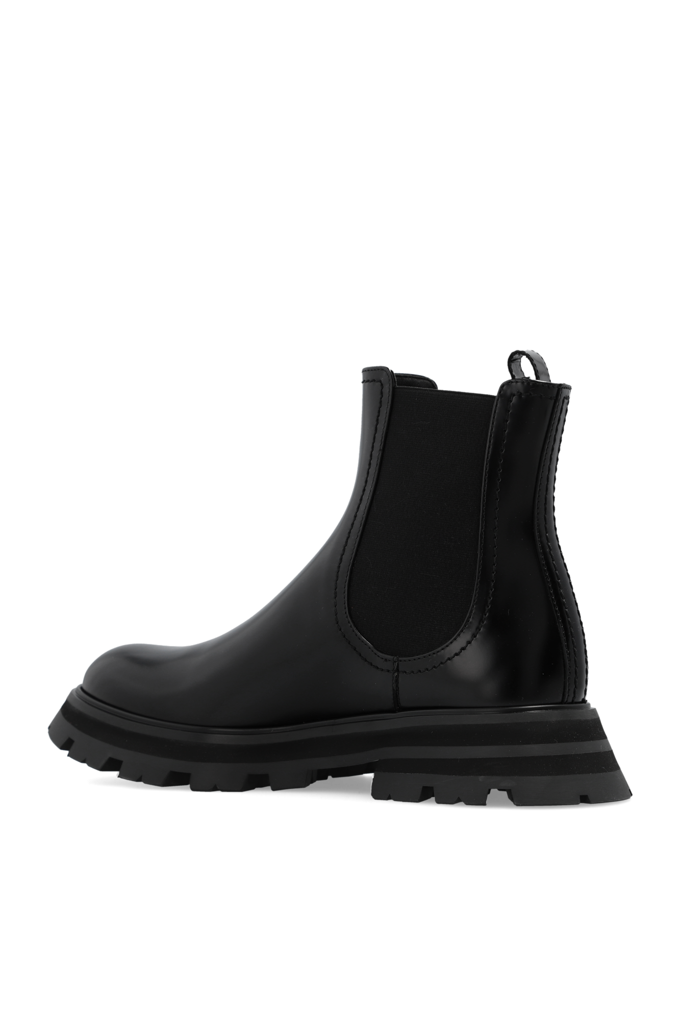 Alexander McQueen Leather Chelsea boots