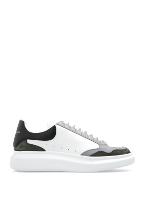 Alexander McQueen Leather & Rubber Sneakers in White