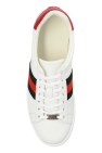 Gucci WHITE Sneakers with `Web` stripe