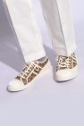 Gucci beige Monogrammed sneakers