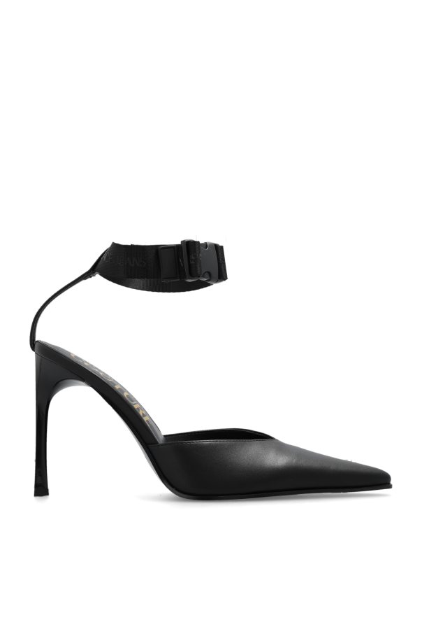 Mia 100mm heeled sandals Stiletto pumps with logo
